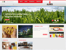 Tablet Screenshot of almidones.com.mx